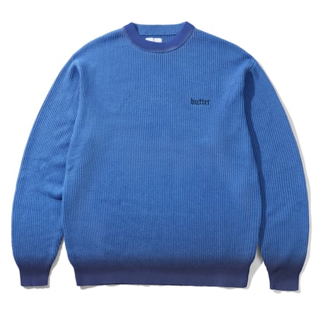 BUTTERGOODS FADE KNIT SWEATER - OCEAN