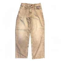 HOMEBOY X-TRA BAGGY DYE DENIM  - WASHED BROWN