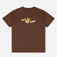DIME GLO DIME SUN TEE -DARK BROWN