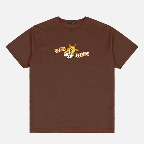 DIME GLO DIME SUN TEE -DARK BROWN