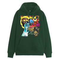 KING SKATEBOARDS ARE YOU FREE HOODIE - HUNTERGREEN