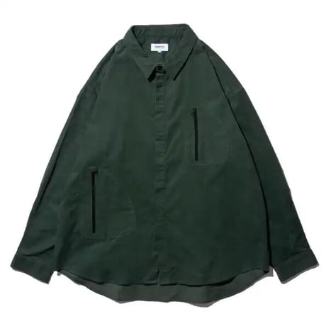 DEMARCOLAB  ATOM CORD SHIRT - GREEN