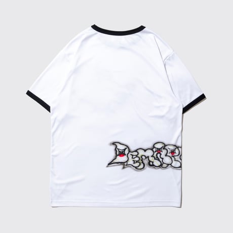 DEMARCOLAB TUREXX RINGER TEE - WHITE/BLACK