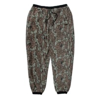 HELLRAZOR REVERSIBLE NYLON FLEECE PANTS - BLACK/TREBARK