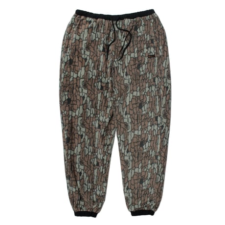 HELLRAZOR REVERSIBLE NYLON FLEECE PANTS - BLACK/TREBARK