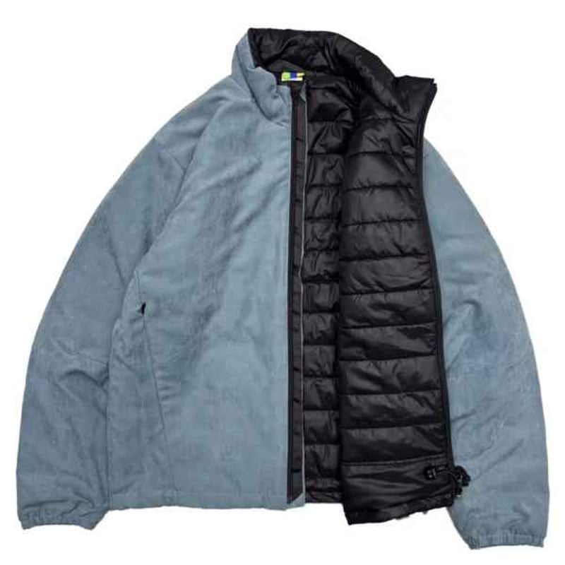 BEDLAM FAUXSUEDE BOOM JACKET - ICEBLUE | BOTTOM