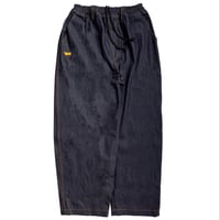 TELEVISISTAR VS1 BAGGY OG PANTS GOLD STICH RAW DENIM - NAVY
