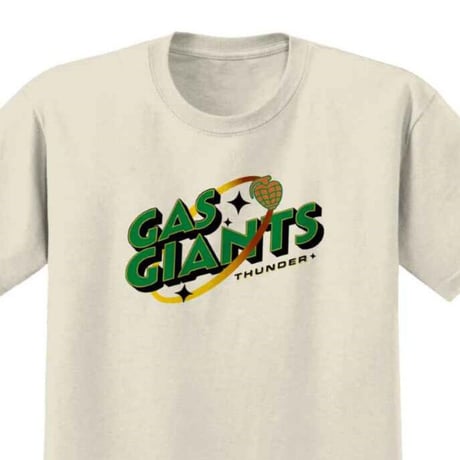 GASGIANTS X THUNDER TEE - CREAM
