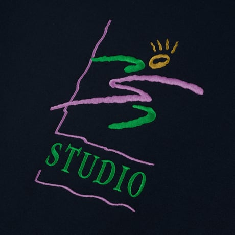 STUDIOSKTEBOARDS SUNRUN CREWNECK - BLACK