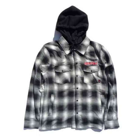 SPITFIRE SPITFIRE DEMONSEED HOODED FLANNEL SHIRT