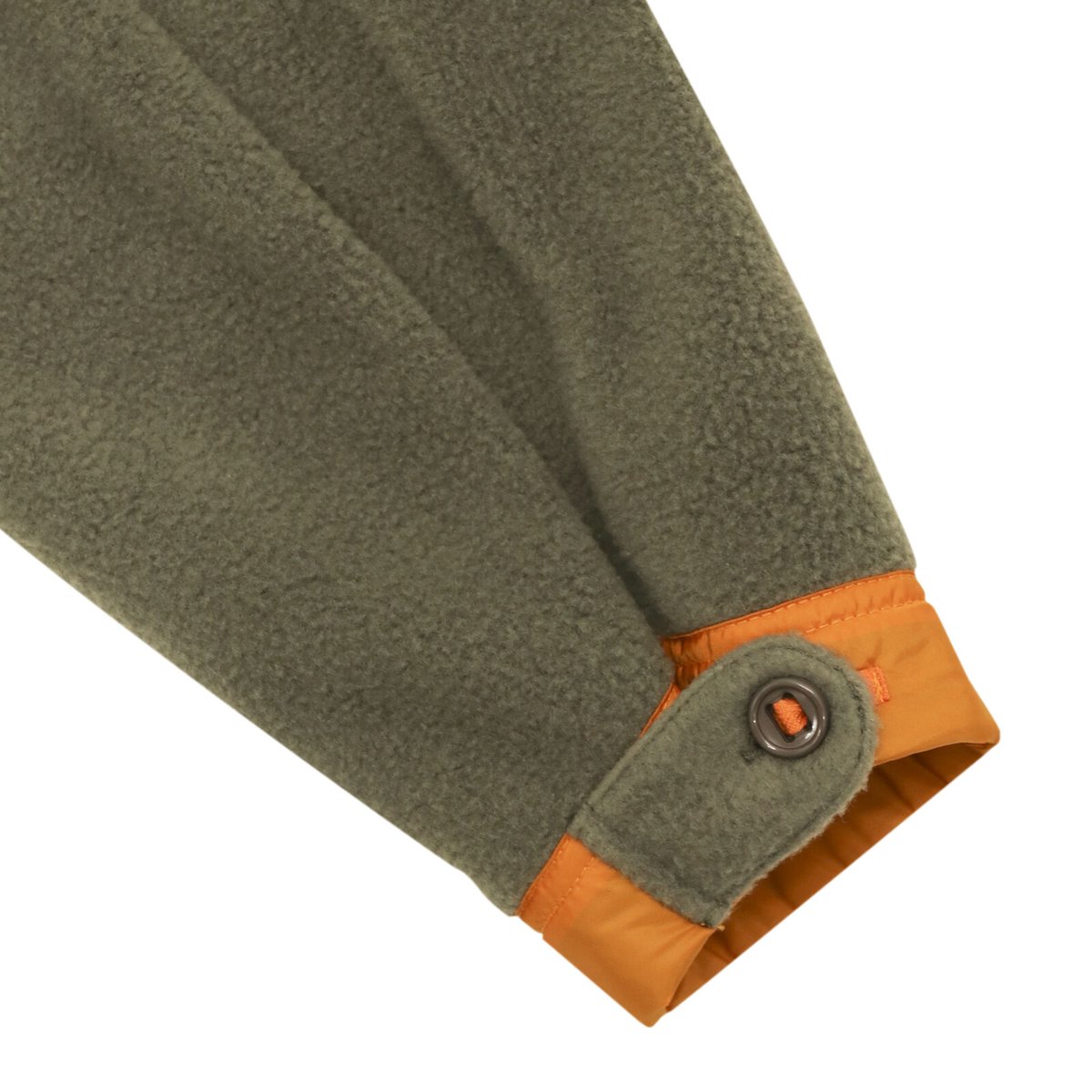 WHIMSY FLEECE RAGLAN POLO - OLIVE | BOTTOM LINE
