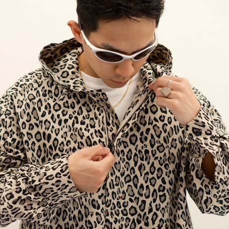 DEMARCOLAB 1NE2WO LEO Z/H OVERSHIRT - SAND