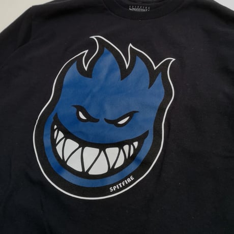 SPITFIRE BIGHEAD FILL L/S TEE - BLACK