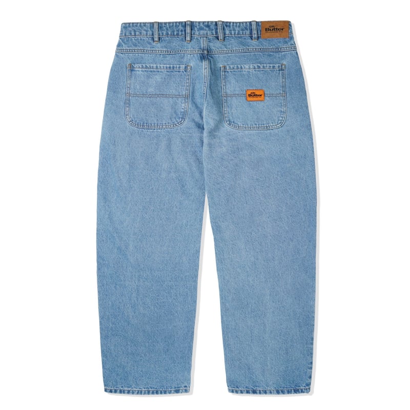 BUTTER GOODS SANTOSUOSSO DENIM PANTS - WASHED I