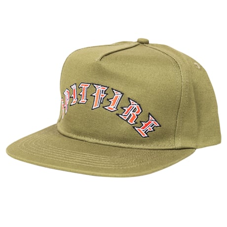 SPITFIRE OLD E ARCHLOGO SNAPBACK - OLIVE