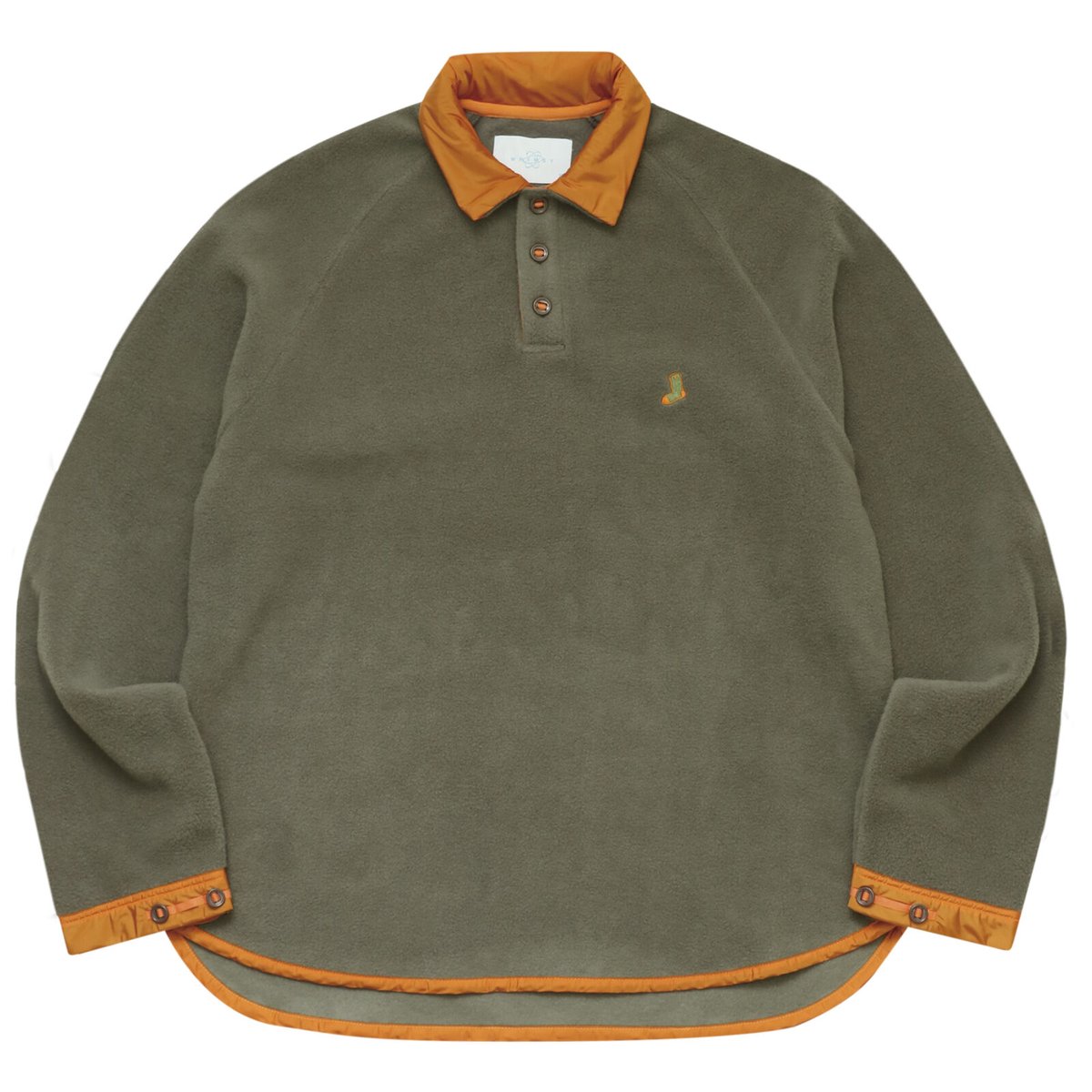 トップス WHIMSY / FLEECE RAGLAN POLO NAVY fit=scale-down,w=1200