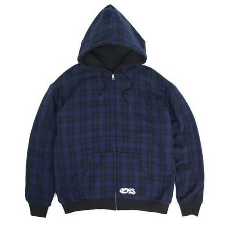 YARDSALE REVERSIBLE HOOD - BLACK / INDIGO