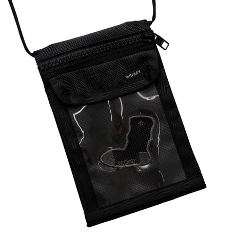 WHIMSY SHOULDER POUCH -  BLACK