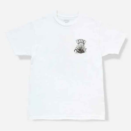 BAKERSKATEBOARDS EXCALIBUR TEE - WHITE