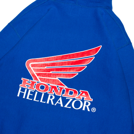HELLRAZOR x HONDA HELLWING LOGO HOODIE - BLUE