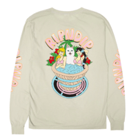 RIPNDIP HOT TUB L/S TEE-SAGE