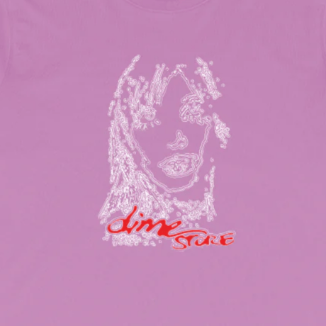 DIME ABSTRACT TEE - LILAC