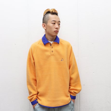WHIMSY  FLEECE RAGLAN POLO - MANGO