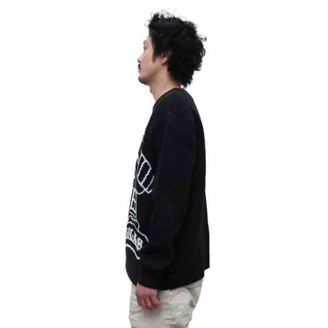 LOLAS x WHIMSY  BLOOD SWEATER - BLACK