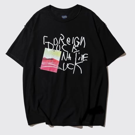 DEMARCOLAB FOREIGN DUCK REV.TEE - BLACK