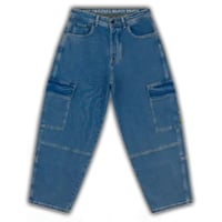 HOMEBOY X-TRA UFO CARGO DENIM - W,INDIGO