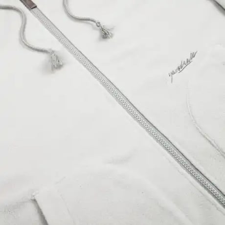 YARDSALE FLEECE ZIP HOOD - SILVER