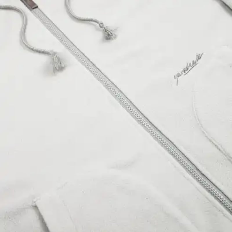 YARDSALE FLEECE ZIP HOOD - SILVER | BOTTOM LINE YARDSALE FLEECE ZIP HOOD - SILVER | BOTTOM LINE