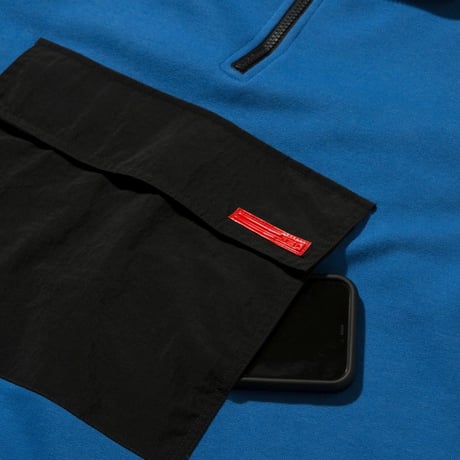 DEMARCOLAB DML.ZIP SWEAT #2-BLUE