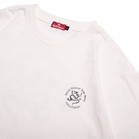HELLRAZOR BLOOD THICKER SHIRT - WHITE