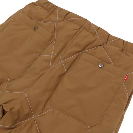 WHIMSY  REFLECTIVE QUILTED DOWN PANTS  -  CAMEL