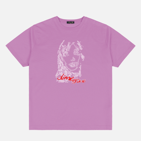 DIME ABSTRACT TEE - LILAC
