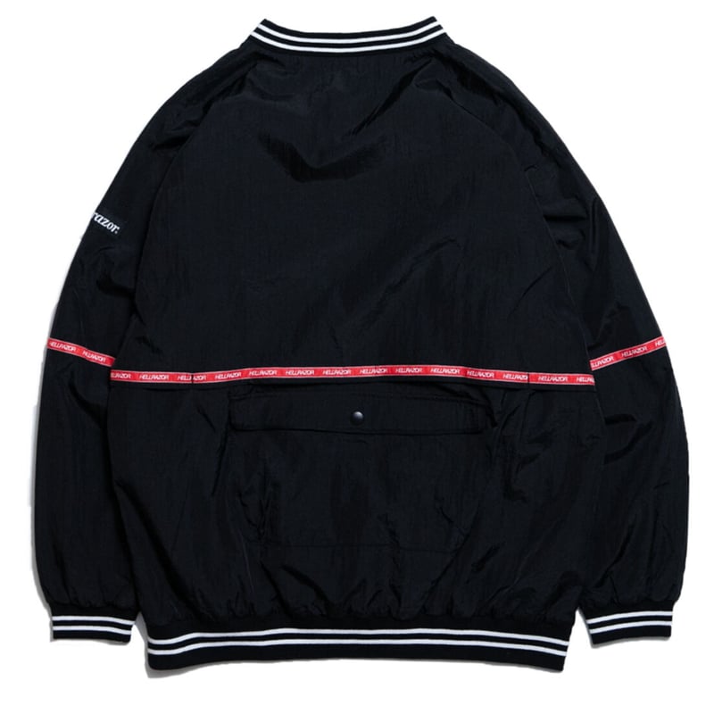 ジャケット・アウター Hellrazor Pull Over Nylon Jacket - Black Hellrazor Pull Over Nylon Jacket - Black
