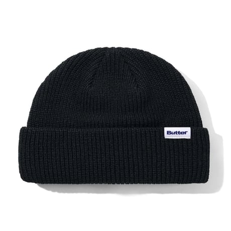 BUTTERGOODS WHARFIE BEANIE - BLACK