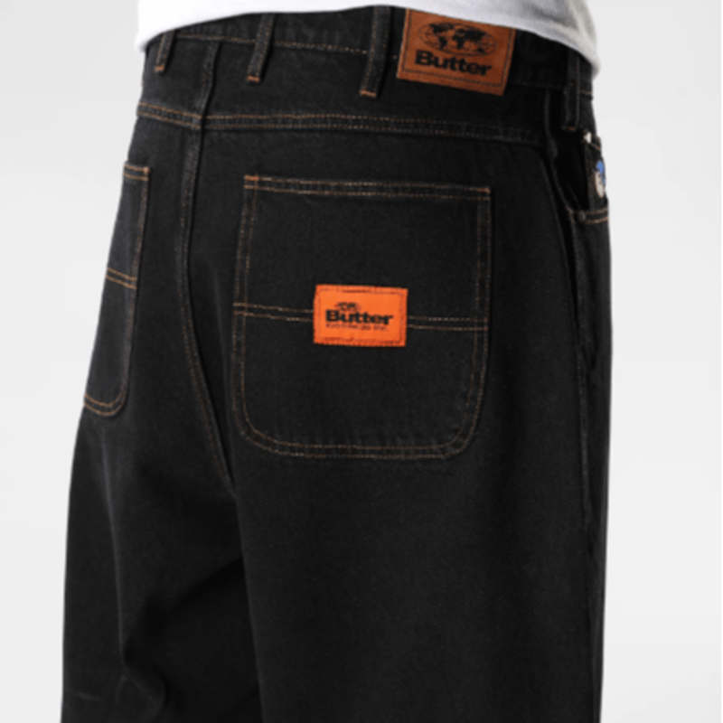 BUTTERGOODS SANTOSUOSSO DENIM - W,BLACK | BOTTO