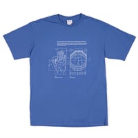 OCTAGON SURVIVAL TEE - ELECTRIC BLUE