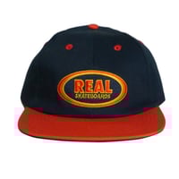 REAL OVAL EMB - NAVY/RED/YELLOW