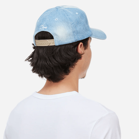 DIME CARSIVE DENIM WORKER CAP - BLUE WASHED