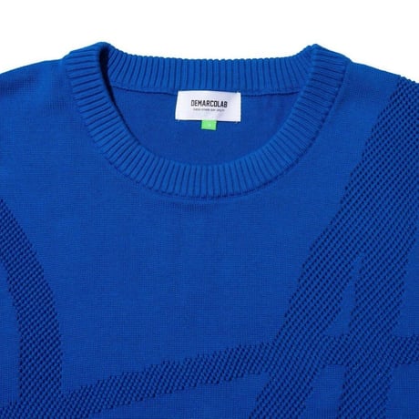 DEMARCOLAB VENT DOODLE VEST - BLUE