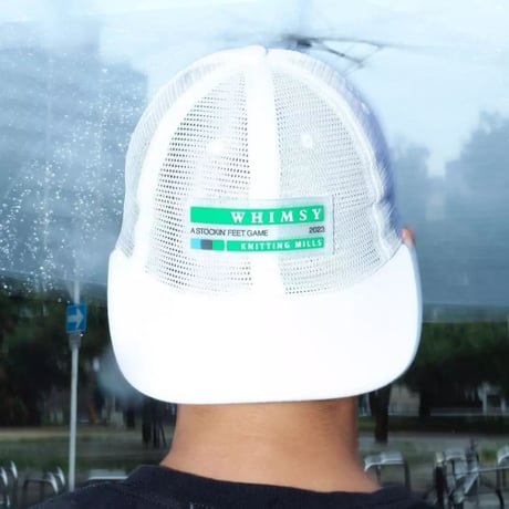 WHIMSY   KNITTING MILLS MESH CAP - WHITE