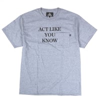 NOTHIN'SPECIAL ACT LIKE POCKET TEE - H,GREY