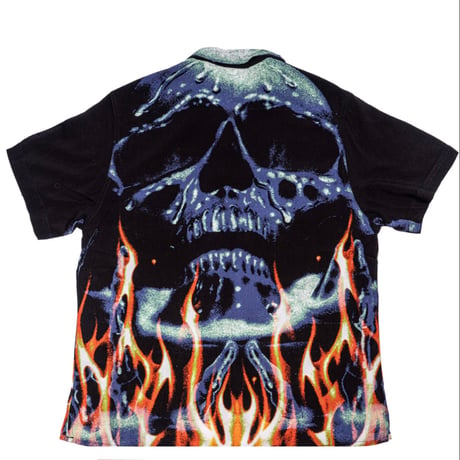 DEATHWISH BOILING POINT BUTTON UP SHIRT - BLACK