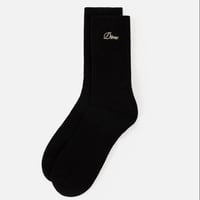 DIME 2PACK  CREW SOCKS -  BLACK