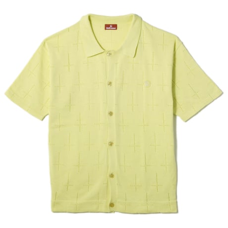 HELLRAZOR CROSS KNIT SHIRT - YELLOW