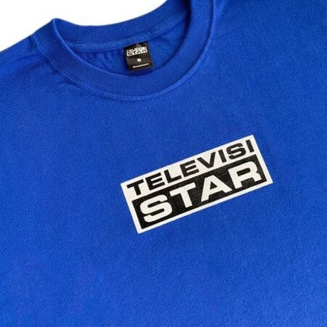 TELEVISI STAR LOGO BOX TEE - BLUE
