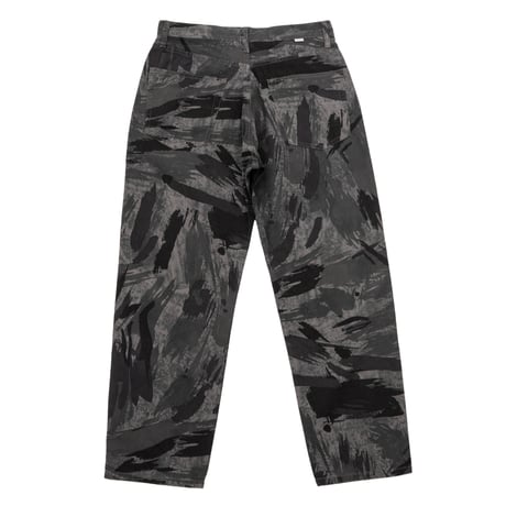INTERBREED BRUSHED CAMO TROUSER - CHARCOAL